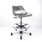 201 स्टेनलेस स्टील ESD Cleanroom कुर्सियों आराम के साथ पैर आराम 100 वर्ग मिलो आपूर्तिकर्ता